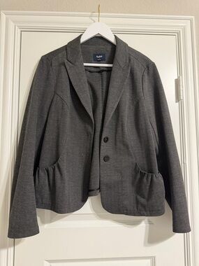 Sabie Charcoal Gray Women's Tailored Blazer